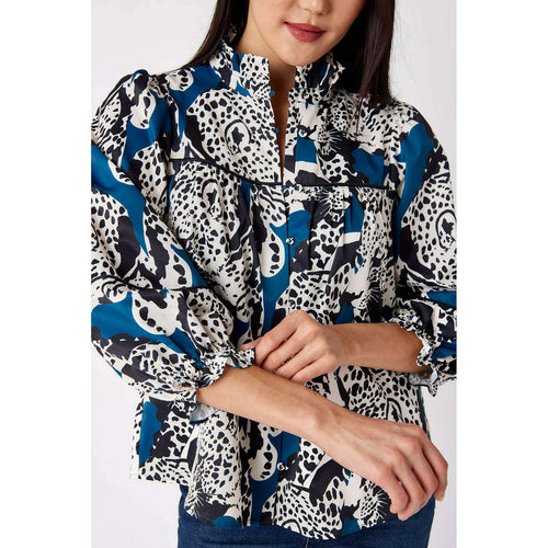 8.28 Boutique:Crosby by Mollie Burch,Crosby by Mollie Burch Worth Blouse in Now You See Me,Shirts & Tops