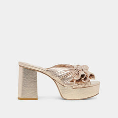 8.28 Boutique:Dolce Vita,Dolce Vita Blaire Platinum Satin Footwear,Shoes