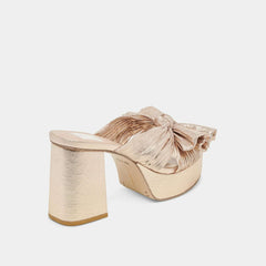 8.28 Boutique:Dolce Vita,Dolce Vita Blaire Platinum Satin Footwear,Shoes