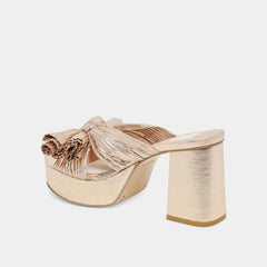 8.28 Boutique:Dolce Vita,Dolce Vita Blaire Platinum Satin Footwear,Shoes