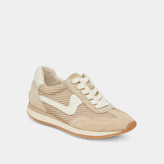 8.28 Boutique:Dolce Vita,Dolce Vita B.ntced Mesh Sneakers in Sesame Woven Mesh,Shoes