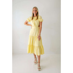 8.28 Boutique:Bishop + Young,Bishop + Young Nadia Cut Out Poplin Dress,Dress