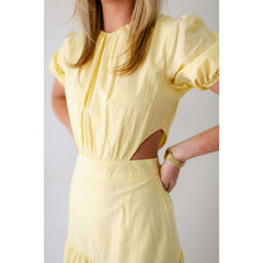 8.28 Boutique:Bishop + Young,Bishop + Young Nadia Cut Out Poplin Dress,Dress