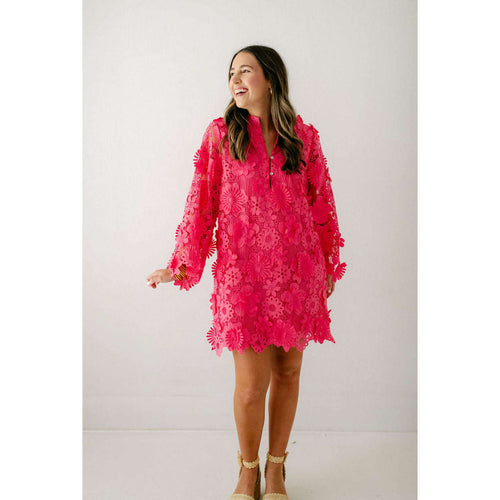 8.28 Boutique:J.Marie Collections,J.Marie Collections Seraphina Dress in Hot Pink,Dress