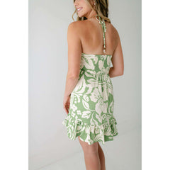 8.28 Boutique:Jacquie the Label,Jacquie the Label Floral Printed Halter Neck Dress,Dress