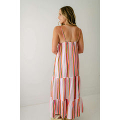 8.28 Boutique:FRNCH,FRNCH Elodie Stripe Maxi Dress,Dress