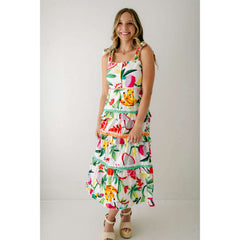 8.28 Boutique:Marie by Victoria Dunn,Marie by Victoria Dunn Naomi Tropical Breeze Maxi Dress,Dress