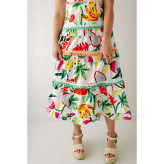 8.28 Boutique:Marie by Victoria Dunn,Marie by Victoria Dunn Naomi Tropical Breeze Maxi Dress,Dress