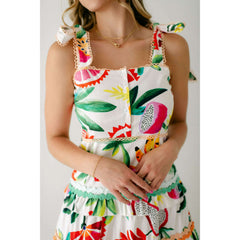 8.28 Boutique:Marie by Victoria Dunn,Marie by Victoria Dunn Naomi Tropical Breeze Maxi Dress,Dress