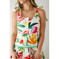 8.28 Boutique:Marie by Victoria Dunn,Marie by Victoria Dunn Naomi Tropical Breeze Maxi Dress,Dress