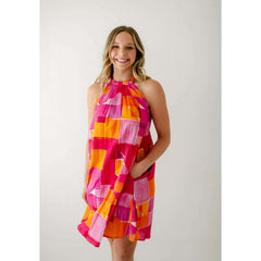 8.28 Boutique:FRNCH,FRNCH Alisier Dress in Geo Rose,Dress