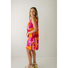 8.28 Boutique:FRNCH,FRNCH Alisier Dress in Geo Rose,Dress