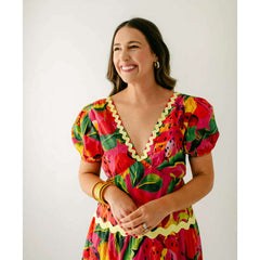 8.28 Boutique:Marie by Victoria Dunn,Marie by Victoria Dunn Belle Maxi Dress in Passion Fruit,Dress