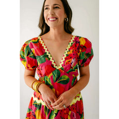 8.28 Boutique:Marie by Victoria Dunn,Marie by Victoria Dunn Belle Maxi Dress in Passion Fruit,Dress