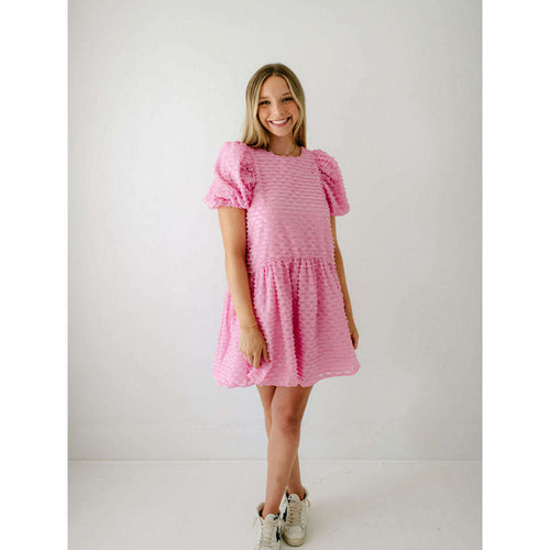 8.28 Boutique:English Factory,English Factory Pink Baby Doll Mini Dress,Dress