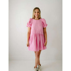 8.28 Boutique:English Factory,English Factory Pink Baby Doll Mini Dress,Dress