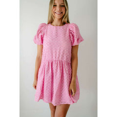 8.28 Boutique:English Factory,English Factory Pink Baby Doll Mini Dress,Dress