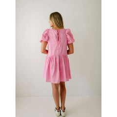 8.28 Boutique:English Factory,English Factory Pink Baby Doll Mini Dress,Dress