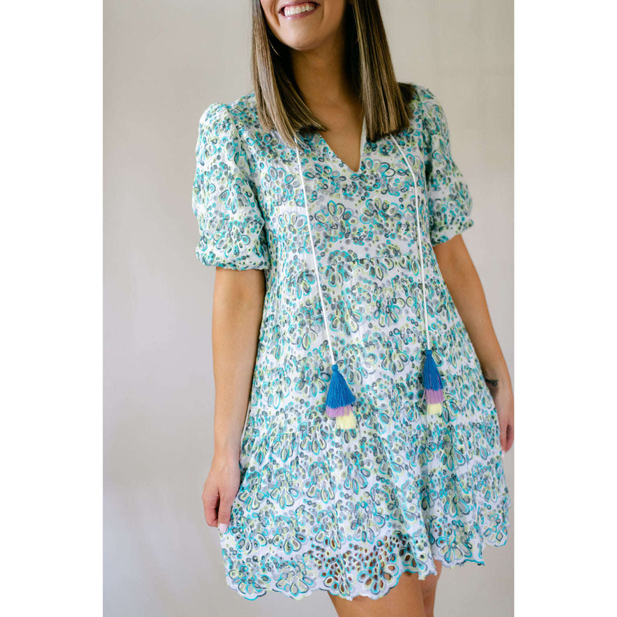 Floral Eyelet Dress. - The Stripe