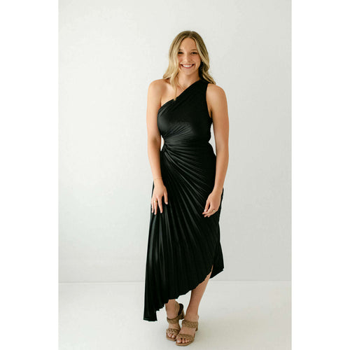 8.28 Boutique:8.28 Boutique,The Reese Black Midi Dress,Dress