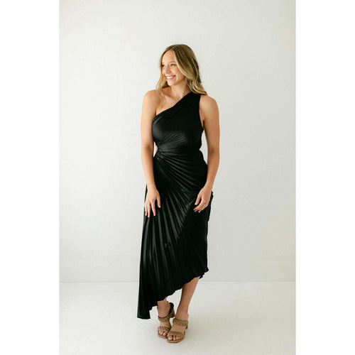 8.28 Boutique:8.28 Boutique,The Reese Black Midi Dress,Dress