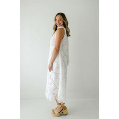 8.28 Boutique:Holly Shae,Holly Shae Blythe White Lace Halter Dress,Dress