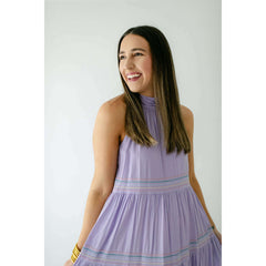 8.28 Boutique:Jade Melody Tam,Jade Melody Tam Lavender Halter Maxi Dress,Dress