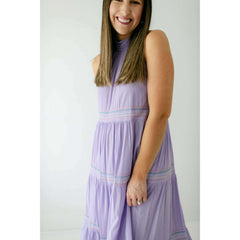 8.28 Boutique:Jade Melody Tam,Jade Melody Tam Lavender Halter Maxi Dress,Dress