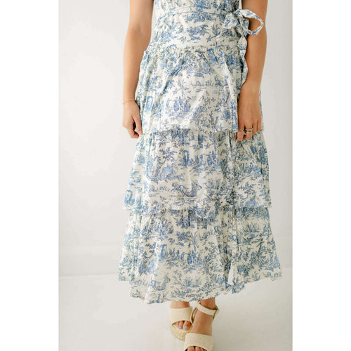 8.28 Boutique:TCEC,The Shelby Dress in Blue Floral,Dress