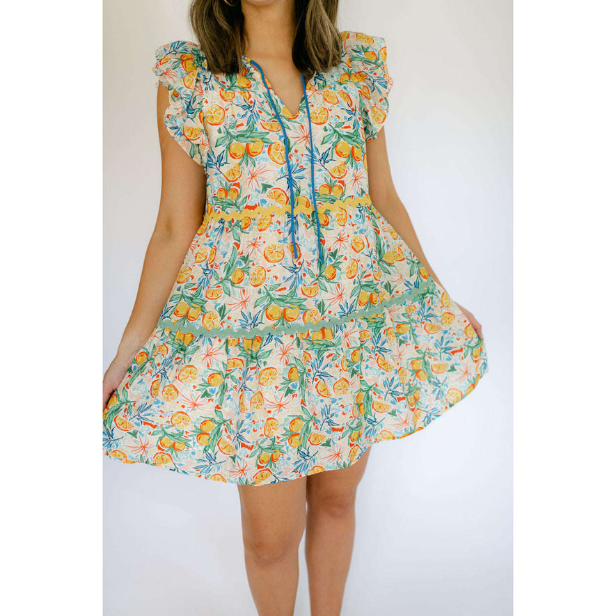 Joy*Joy Poppy Print Tiered Dress – 8.28 Boutique