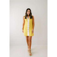 8.28 Boutique:CK Bradley,CK Bradley Mareka Mini Yellow Dress,Dress