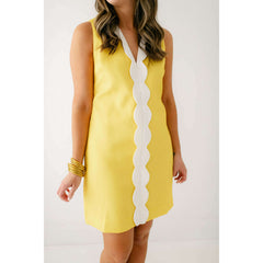 8.28 Boutique:CK Bradley,CK Bradley Mareka Mini Yellow Dress,Dress