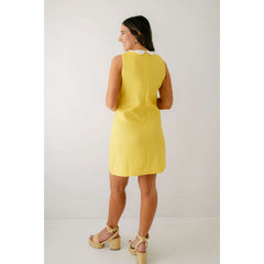 8.28 Boutique:CK Bradley,CK Bradley Mareka Mini Yellow Dress,Dress