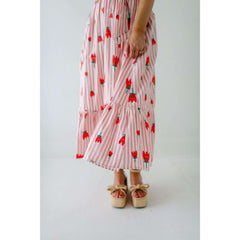 8.28 Boutique:Karlie Clothes,Karlie Stripe Poppy Ruffle Sleeve Maxi Dress,Dress