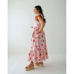8.28 Boutique:Karlie Clothes,Karlie Stripe Poppy Ruffle Sleeve Maxi Dress,Dress