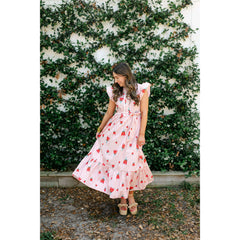 8.28 Boutique:Karlie Clothes,Karlie Stripe Poppy Ruffle Sleeve Maxi Dress,Dress