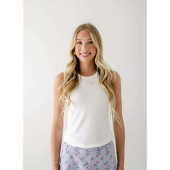 8.28 Boutique:Karlie Clothes,Karlie White Ribbed Tank,Shirts & Tops