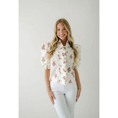 8.28 Boutique:Karlie Clothes,Karlie London Floral Ruffle Top,Shirts & Tops