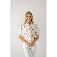 8.28 Boutique:Karlie Clothes,Karlie London Floral Ruffle Top,Shirts & Tops