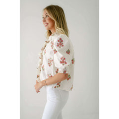 8.28 Boutique:Karlie Clothes,Karlie London Floral Ruffle Top,Shirts & Tops