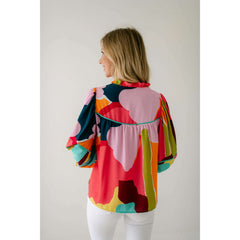 8.28 Boutique:Crosby by Mollie Burch,Crosby by Mollie Burch Rosie Top in Block Poppy,Shirts & Tops