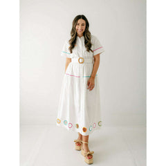 8.28 Boutique:Crosby by Mollie Burch,Crosby by Mollie Burch Kellogg Dress in White,Dress