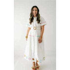 8.28 Boutique:Crosby by Mollie Burch,Crosby by Mollie Burch Kellogg Dress in White,Dress