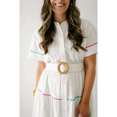 8.28 Boutique:Crosby by Mollie Burch,Crosby by Mollie Burch Kellogg Dress in White,Dress