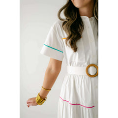 8.28 Boutique:Crosby by Mollie Burch,Crosby by Mollie Burch Kellogg Dress in White,Dress