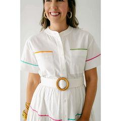 8.28 Boutique:Crosby by Mollie Burch,Crosby by Mollie Burch Kellogg Dress in White,Dress