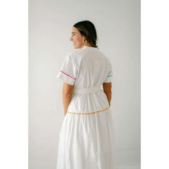 8.28 Boutique:Crosby by Mollie Burch,Crosby by Mollie Burch Kellogg Dress in White,Dress
