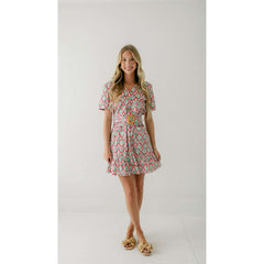 8.28 Boutique:Karlie Clothes,Karlie Paris Floral Shirt Dress with Belt,Dress