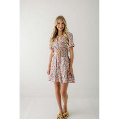 8.28 Boutique:Karlie Clothes,Karlie Paris Floral Shirt Dress with Belt,Dress