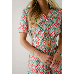 8.28 Boutique:Karlie Clothes,Karlie Paris Floral Shirt Dress with Belt,Dress